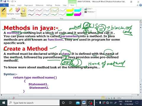 Java Lecture 35 Method In Java Create Method Calling Of Method Function Enhancecodelearning