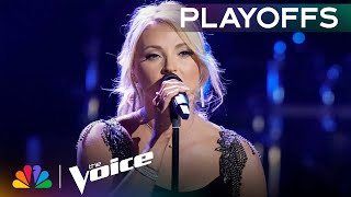 Karen Waldrup Digs Deep and SHINES with Her Performance of Heart Like a Truck | The Voice Playoffs