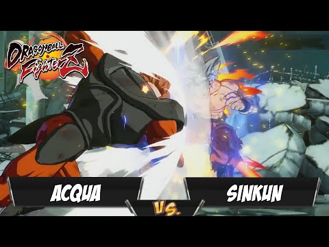 Acqua(SSGSS Gogeta/Android 16/Tien) Fights Sinkun(SSGSS Goku/SSGSS Gogeta/UI Goku)[DBFZ PS4]