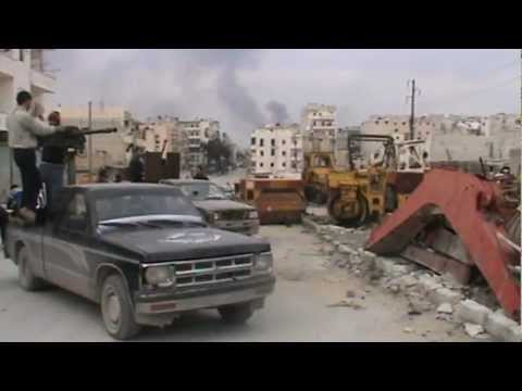 التصدي للطيران الحربي التابع لقوات النظام في العامرية في محافظة حلب من قبل كتيبة الشهيد رفعت خليل أبو النصر