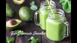 How to Make an Avocado Smoothie- ketogenic | Keto diet | The BEST KETO
