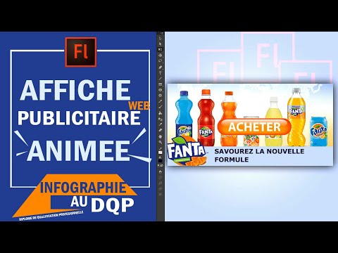Animer une bannière publicitaire pour le web dans Adobe Flash Professionnel CC