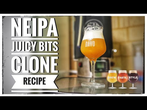 Juicy bits Clone - Juicy NEIPA - Grain to Glass - Homebrew beer recipe - Brew day