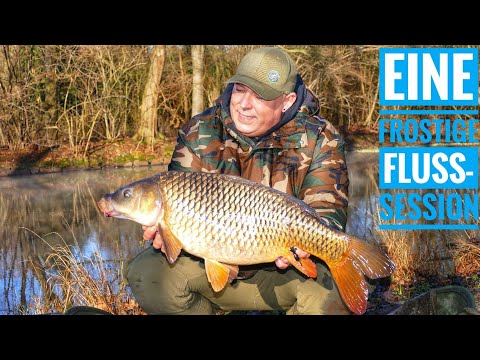 Carp fishing VTB 76 - A frosty river session with a big surprise