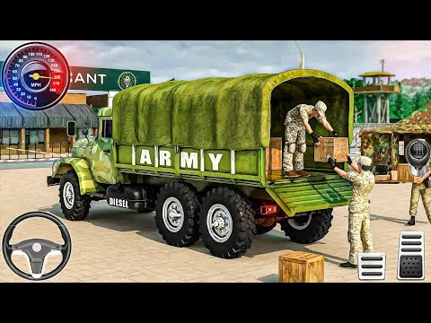 Us Army Truck Offroad Simulator - Army Soldier Transport Truck Driving 3D - Android GamePlay