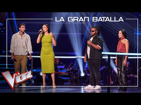 Lucas, Carlota, Alba and Miguel - Déjame ir | The Great Battle | The Voice Spain 2023