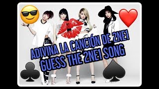 ADIVINA LA CANCIÓN DE 2NE1 CON EMOJIS/GUESS THE SONG OF 2NE1 WITH EMOJIS