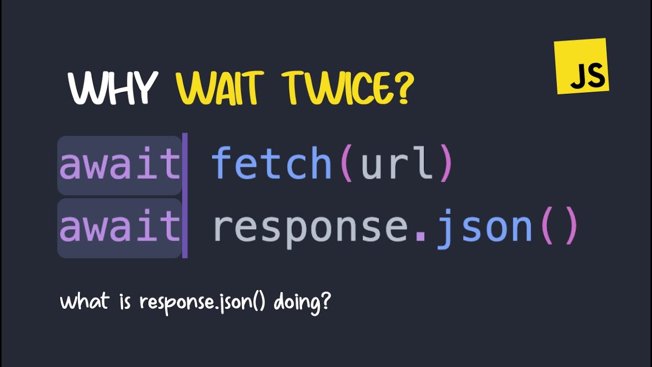 Understanding the Double Await in Fetch API: A Deep Dive | Galaxy.ai