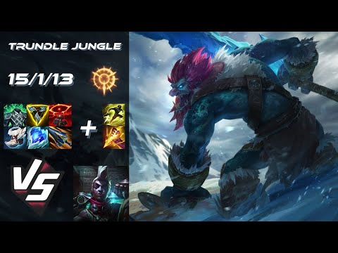JUNGLE Trundle vs Ekko - NA Challenger Patch 25.S2.7