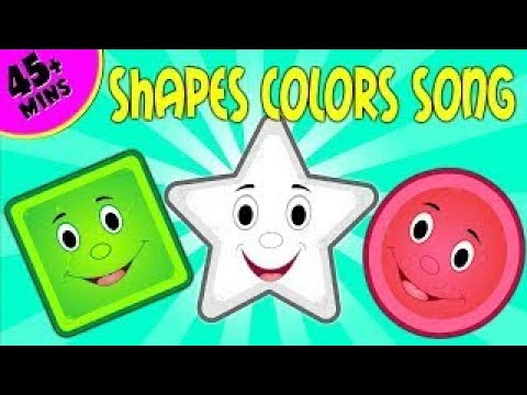 Shapes Colors Song | The Shapes Song Collection | Learn Shapes & More 45 Min Compilation