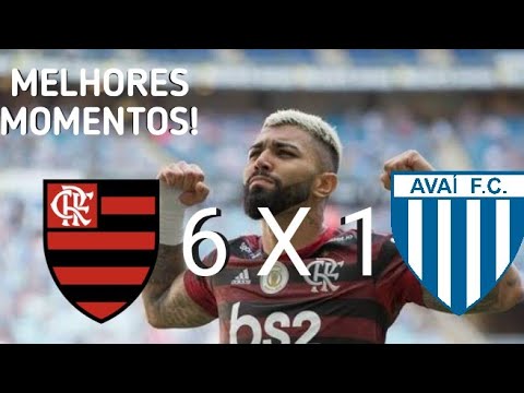 Flamengo 6 x 1 Avaí - SHOW DO MENGÃO | Melhores Momentos HD Brasileirão 2019