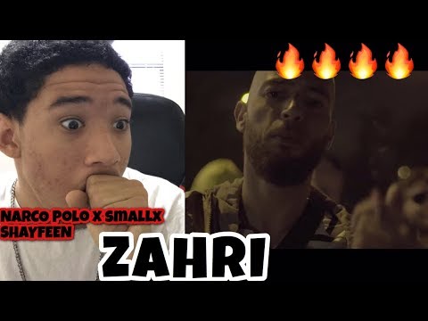 ( Morocco Rap ) NARCO POLO X SMALLX (SHAYFEEN) - ZAHRI (prod. by FNMLAS) REACTION!!!!