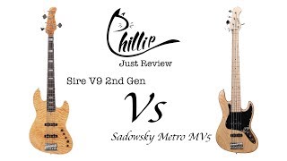 Video thumbnail for Sire V9 2nd Gen Vs  Sadowsky Metro MV5 by Phillip