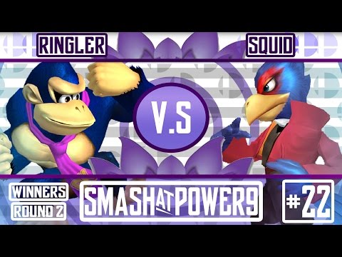 S@P9 #22 - SSBM - Ringler (Donkey Kong) VS Squid (Falco) Winners Round 2