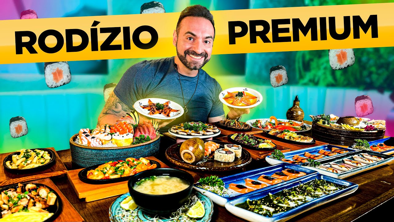COMILANÇA SEM FIM no RODÍZIO de COMIDA JAPONESA!! #sushi
