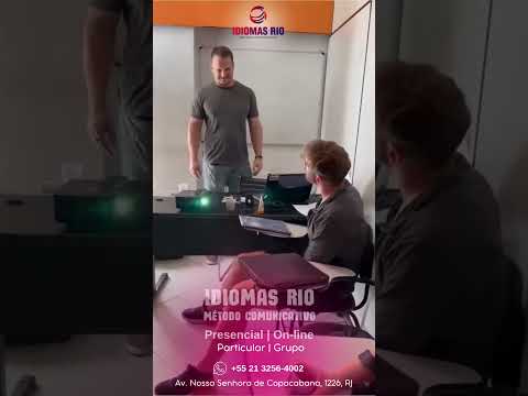 Idiomas Rio | Curso de Idiomas com nativos e método comunicativo no Rio de Janeiro #idiomasrio