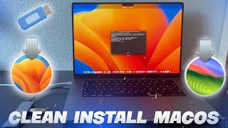 How to Clean Install macOS Sonoma with a bootable USB installer - Boost your MacBook