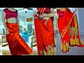 How To Wear Crepe Saree Italian Crepe Silk Saree