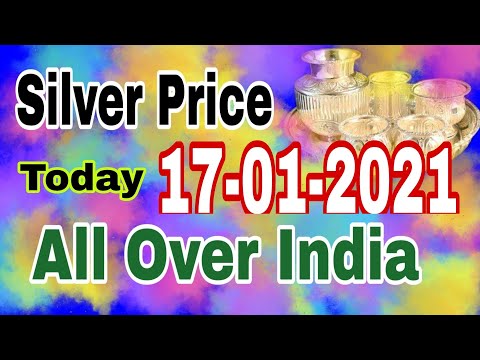 Today Silver Rate in India|17-1-2021|Silver price today|ShortcutCooking|ఈ రోజు వెండీ ధర|चांदीका भाव