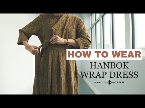How To Wear Hanbok Wrap Dress | Sewing Therapy's Original Pattern