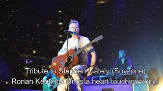 Ronan Keating sings ,his heartfelt tribute to late Stephen Gately(Boyzone). Live in Bangalore 2023