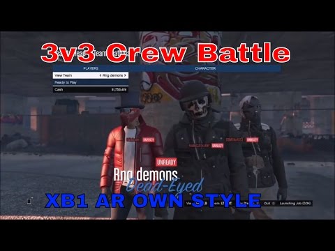 GOAT/XMSK VS RNGD  | GTA 5 Online Crew Battle | XB1 AR OWN STYLE