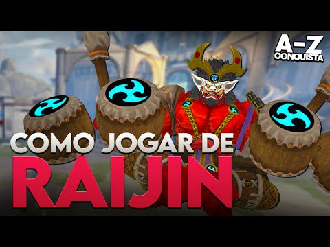 COMO JOGAR DE RAIJIN, A-Z Conquista + Guia - ⚡ Smite BR