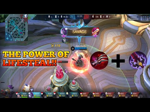 MOSKOV 1 vs 5 SAVAGE!!! | THE POWER OF LIFESTEAL!! | TOP GLOBAL MOSKOV GAMEPLAY | MOBILE LEGENDS