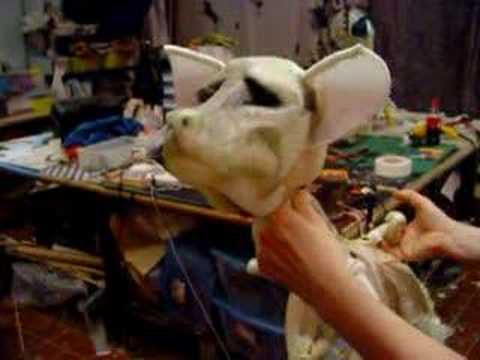Ear mechanism for a dog