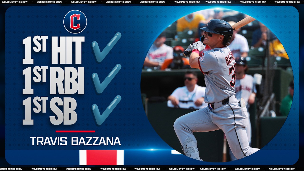 Have a game! Travis Bazzana picks up his 1st MLB hit, RBIs and stolen base!🔥(2024 #1 overall pick!)