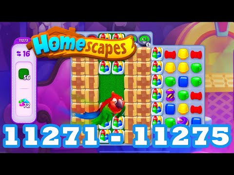 Homescapes Level 11271 - 11275 HD 3 - match puzzle Gameplay | android | IOS | 11272 | 11273 | 11274