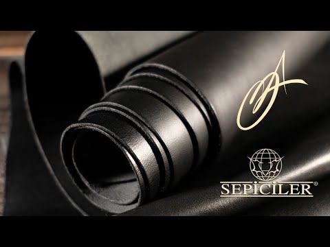 Sepici Leather - Spade Milled Black 3-4oz