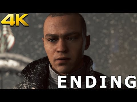 DETROIT BECOME HUMAN ENDING GAMEPLAY WALKTHROUGH PART 27 - BATTLE FOR DETROIT (PS4 PRO 4K)