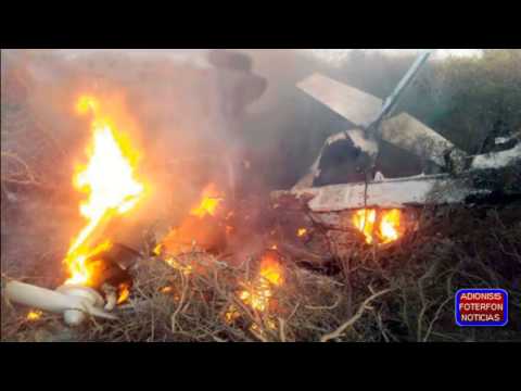 Avión experimental cayo a tierra en Santiago del Estero Argentina