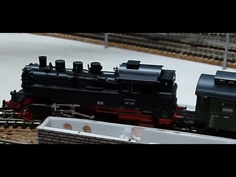 Analogbahn TT Gleisumschaltung Automatikfahrt