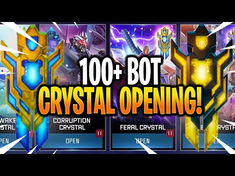 *NEW* EPIC 100+ BOT CRYSTAL OPENING! - Transformers: Forged To Fight