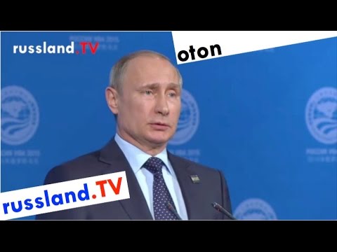 Putin auf deutsch zur Griechenlandkrise [Video]