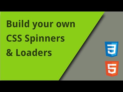 Create Your Own CSS Spinners Loaders