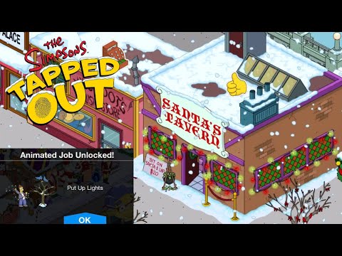 The Simpsons Tapped Out: Unlocking the First 2 Parts of the Christmas Update! (2022)