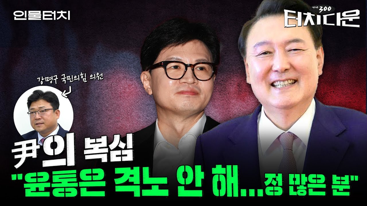 尹의 애착남 "한동훈 언플, 세련되지 못해...윤통 망하라고 대표 시킨 거 아냐" [터치다운the300]