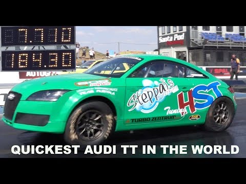 Quickest AUDI TT In The World 1356 hp 1/4 Mile 7.71 @ 184mph