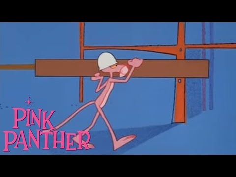 La pink panther in prefabricated pink