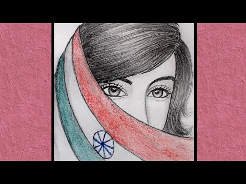 Independence day drawing for beginners/Republic india drawing easy