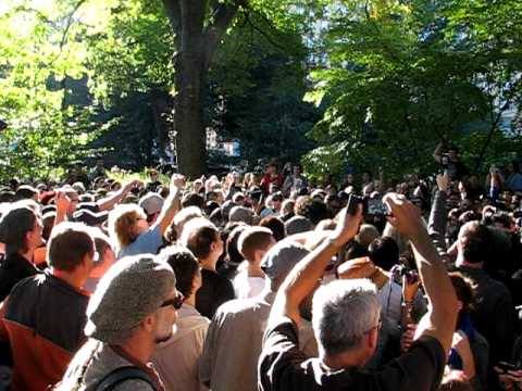 John Lennon's 70th in NYC at Strawberry Fields--