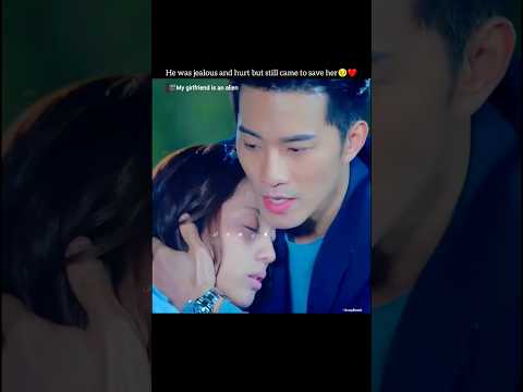 The way he ran towards her🥹❤️|My girlfriend is an alien🎬|#mygirlfriendisanalien #thassapakhsu#cdrama