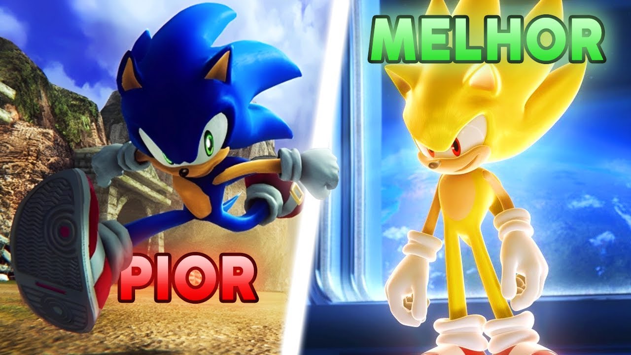 JOGANDO DO PIOR AO MELHOR JOGO DE SONIC