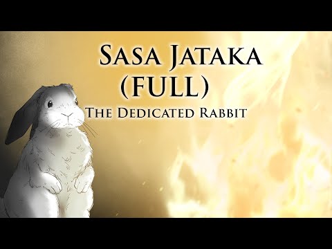 The Dedicated Rabbit | Sasa Jataka (Full) | Animated Buddhist Stories