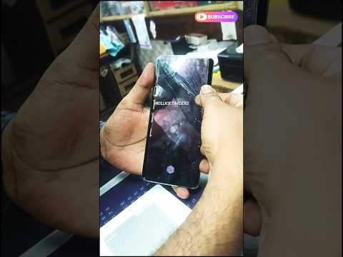 Remove challenge ❌🛑 UV tempered glass from Curved display mobile #trend #uvtemperedglass #viralreels