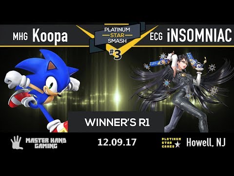 Platinum Star Smash 3 - MHG | Koopa (Sonic) vs. ECG | iNSOMNIAC (Bayo) - Winner's R1