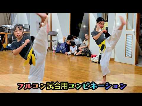 フルコンタクト空手試合用コンビネーション